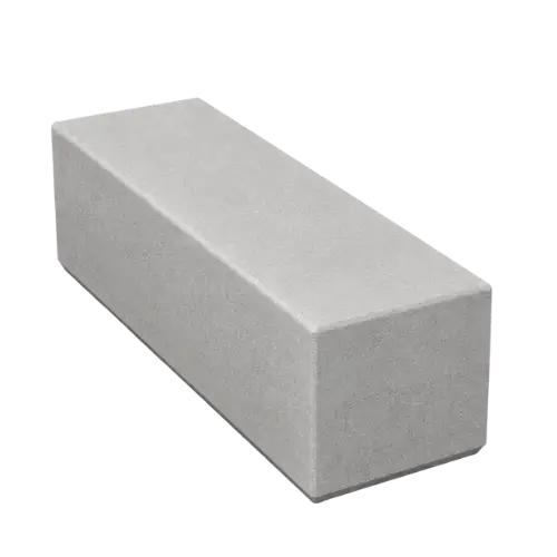Icône banc béton urbain